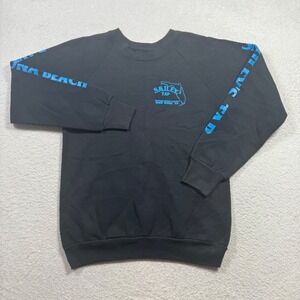 Fruit of the Loom Sweatshirt Mens S Black Good Vintage 1993 Bike Week Daytona